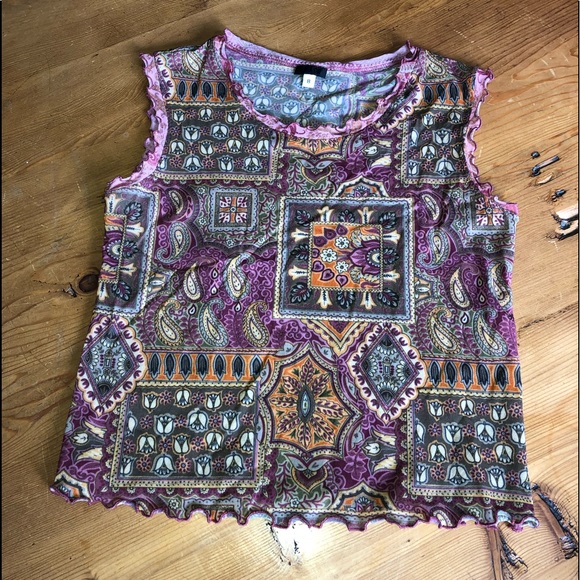 Anna Sui Tops - Anna Sui multi colored top
